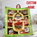 Personalized Snow White and the Seven Dwarfs Blanket, Disney Custom Name Blanket - Image 7