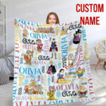 Personalized Snow White and the Seven Dwarfs Blanket, Disney Custom Name Blanket - Image 9