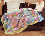 Personalized Bluey Family Baby Blanket, Bluey Family Soft Blankets, Bluey and Bingo Birthday Blanket, Bluey Family Blanket for Kid - Image 2