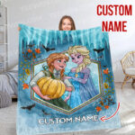 Personalized Family Frozen Elsa Queen Fleece Blanket Elsa Soft Blankets, Custom name Blanket for Kid - Image 8