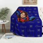 Custom Name Blanket, Kids Superhero Blanket, Personalized Kids Blanket, Custom Cartoon Blanket, Personalized Picture Blanket, Gifts For Boys - Image 3