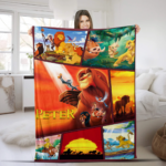 Personalized Lion King Blanket, Lion King Birthday Gift, Lion King Bedding, Personalized Baby Blanket, Baby Name Blanket, Lion King - Image 6