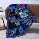 Personalized Lilo and Stitch Blanket, Custom Name Stitch Disney Blanket, Baby Shower Blanket - Image 2