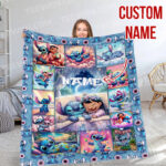 Personalized Lilo and Stitch Blanket, Custom Name Stitch Disney Blanket, Baby Shower Blanket - Image 3