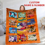 Personalized Lightning Mcqueen Halloween Blanket, Disney Cars Halloween Blanket, Gift for Kid