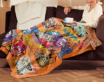 Personalized Lightning Mcqueen Halloween Blanket, Disney Cars Halloween Blanket, Gift for Kid - Image 3