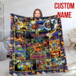 Personalized Scooby-Doo Blanket |Scooby Doo Ruh Roh Fleece Blanket | Scooby-Doo Halloween, Birthday Gifts Blanket
