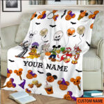 Mickey Halloween Blanket, Mickey Pumpkin Blanket, Trick Or Treat Blanket, Spooky Season, Disnet Halloween Blanket - Image 2