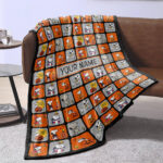 Personalized Snoopy Halloween Blanket, The Peanuts Custom Name Snoopy Blanket, Baby Shower Blanket - Image 3