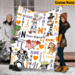 Custom Toy Story Halloween Blanket, Blanket Gift Ideas, Halloween Blanket Gift