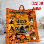 Custom Star Wars Halloween Blanket, Darth Vader Halloween Blanket