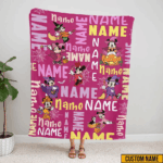 Mickey Mouse And Minnie Blanket, Cartoon Baby Blanket, Fleece Baby Blanket, Disney Halloween Blanket