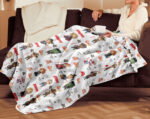Halloween Superhero Blanket, Custom Name Halloween Marvel Blanket - Image 3