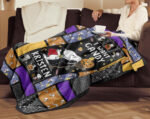Personalized Snoopy Halloween Blanket, The Peanuts Custom Name Snoopy Blanket, Baby Shower Blanket - Image 3