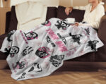 Halloween Throw Blanket, Ghost Face Blanket, No You Hang Up, Horror Movie Blanket, Halloween Fleece Blanket - Image 3