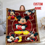 Family Mickey Mouse And Friends Quilt Mickey Mouse Fleece Blanket Mickey Mouse - Image 4