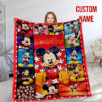 Family Mickey Mouse And Friends Quilt Mickey Mouse Fleece Blanket Mickey Mouse - Image 2