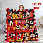 Family Mickey Mouse And Friends Quilt Mickey Mouse Fleece Blanket Mickey Mouse - Image 3