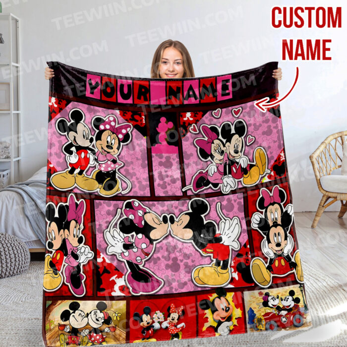 Family Mickey Mouse And Friends Quilt Mickey Mouse Fleece Blanket Mickey Mouse - Image 8