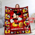 Family Mickey Mouse And Friends Quilt Mickey Mouse Fleece Blanket Mickey Mouse - Image 7