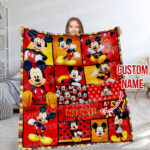 Family Mickey Mouse And Friends Quilt Mickey Mouse Fleece Blanket Mickey Mouse - Image 10