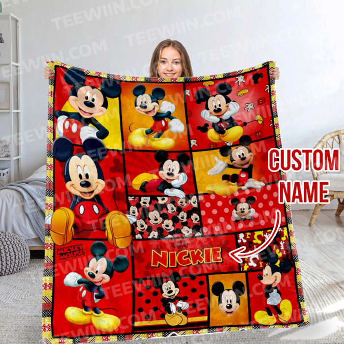 Family Mickey Mouse And Friends Quilt Mickey Mouse Fleece Blanket Mickey Mouse - Image 10