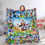 Family Mickey Mouse And Friends Quilt Mickey Mouse Fleece Blanket Mickey Mouse - Image 6