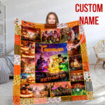 Disney Fall Disneyland Halloween Blanket, Mickey Mouse Fleece Blanket Mickey Mouse - Image 3