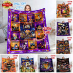 Disney Fall Disneyland Halloween Blanket, Mickey Mouse Fleece Blanket Mickey Mouse