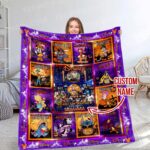 Disney Fall Disneyland Halloween Blanket, Mickey Mouse Fleece Blanket Mickey Mouse - Image 2