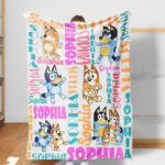 Personalized Cartoon Blanket, Cartoon Blanket, Custom Blanket, Adults blanket, Birthday Gifts, Custom Name Blanket, Monogram blanket