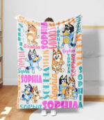 Personalized Cartoon Blanket, Cartoon Blanket, Custom Blanket, Adults blanket, Birthday Gifts, Custom Name Blanket, Monogram blanket