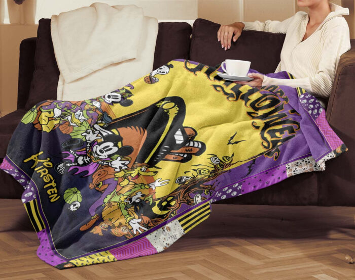 Personalized Disney Mickey Blanket Fleece Blanket, Disney Cruise Line Is Now Offering A Special BOO Custom Name Blanket - Image 4