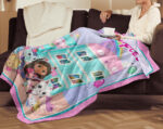 Personalized Gabby's Dollhouse Blanket, Gabby's Dollhouse Custom Name Blanket - Image 3