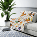 Halloween Blanket, Anime Blanket, PKM Gifts, Charizard Sherpa, Movie Cartoon Character Blanket, TV Show Blanket - Image 2