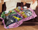 Personalized Hello Kitty Girl Power Blanket, Super Hero Hello Kitty Blanket - Image 4