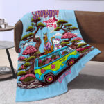 Personalized Hello Kitty Scooby-Doo Blanket, Super Hero Hello Kitty Blanket - Image 4
