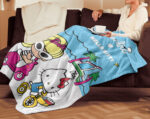 Personalized Hello Kitty Barbie Blanket, Babie Doll Hello Kitty Blanket - Image 4