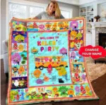 Custom Super Simple Songs Quilt Blanket, Super Simple Bedding Set, Super Simple Kids Bedding Set, Baby Blanket, Cartoon Fleece Blanket - Image 2