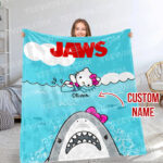 Personalized Name Hello Kitty Soft Blanket, Hello Kitty Cosplay Blanket For - Image 6