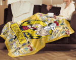 Personalized Snoopy Lovers Blanket, The Peanuts Custom Name Snoopy Blanket, Baby Shower Blanket - Image 4