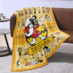 Personalized Snoopy Lovers Blanket, The Peanuts Custom Name Snoopy Blanket, Baby Shower Blanket - Image 3