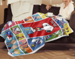 Personalized Snoopy Olympic Blanket, Faster, Higher, Stronger, Together Snoopy Olumpic Blanket, Baby Shower Blanket - Image 3