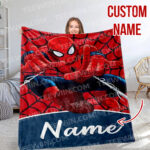 Personalized Name Disney Spider Man Blanket, Spider-Man Blanket, Spider-Man and His Amazing Friends Blanket