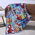 Personalized Name Disney Spider Man Blanket, Spider-Man Blanket, Spider-Man and His Amazing Friends Blanket - Image 3