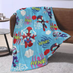 Personalized Name Disney Spider Man Blanket, Spider-Man Blanket, Spider-Man and His Amazing Friends Blanket - Image 3