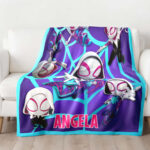 Personalized Name Disney Spider Girl Blanket, Spider-Man Blanket, Spider-Man and His Amazing Friends Blanket - Image 2