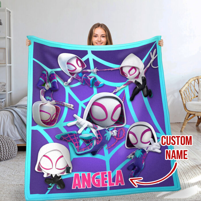 Personalized Name Disney Spider Man Blanket, Spider-Man Blanket, Spider-Man and His Amazing Friends Blanket - Image 7