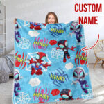 Personalized Name Disney Spider Man Blanket, Spider-Man Blanket, Spider-Man and His Amazing Friends Blanket - Image 9