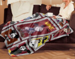 Personalized Name Disney Mickey Halloween Blanket, Custom Name Mickey Blanket - Image 4